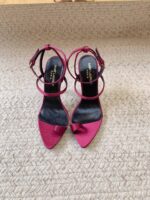 Toe-Thong Satin Sandals ( سان لوران ساتان صندل) - Image 7