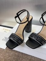D High-Heeled Crystal Sandals ( دي بكعب عالٍ كريستال صندل) - Image 9