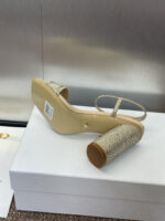 D High-Heeled Crystal Sandals ( دي بكعب عالٍ كريستال صندل) - Image 9